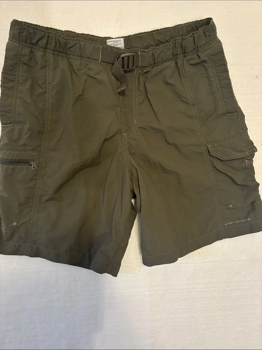 Columbia Men’s Omni- Shade Cargo Shorts Medium - Picture 1 of 6